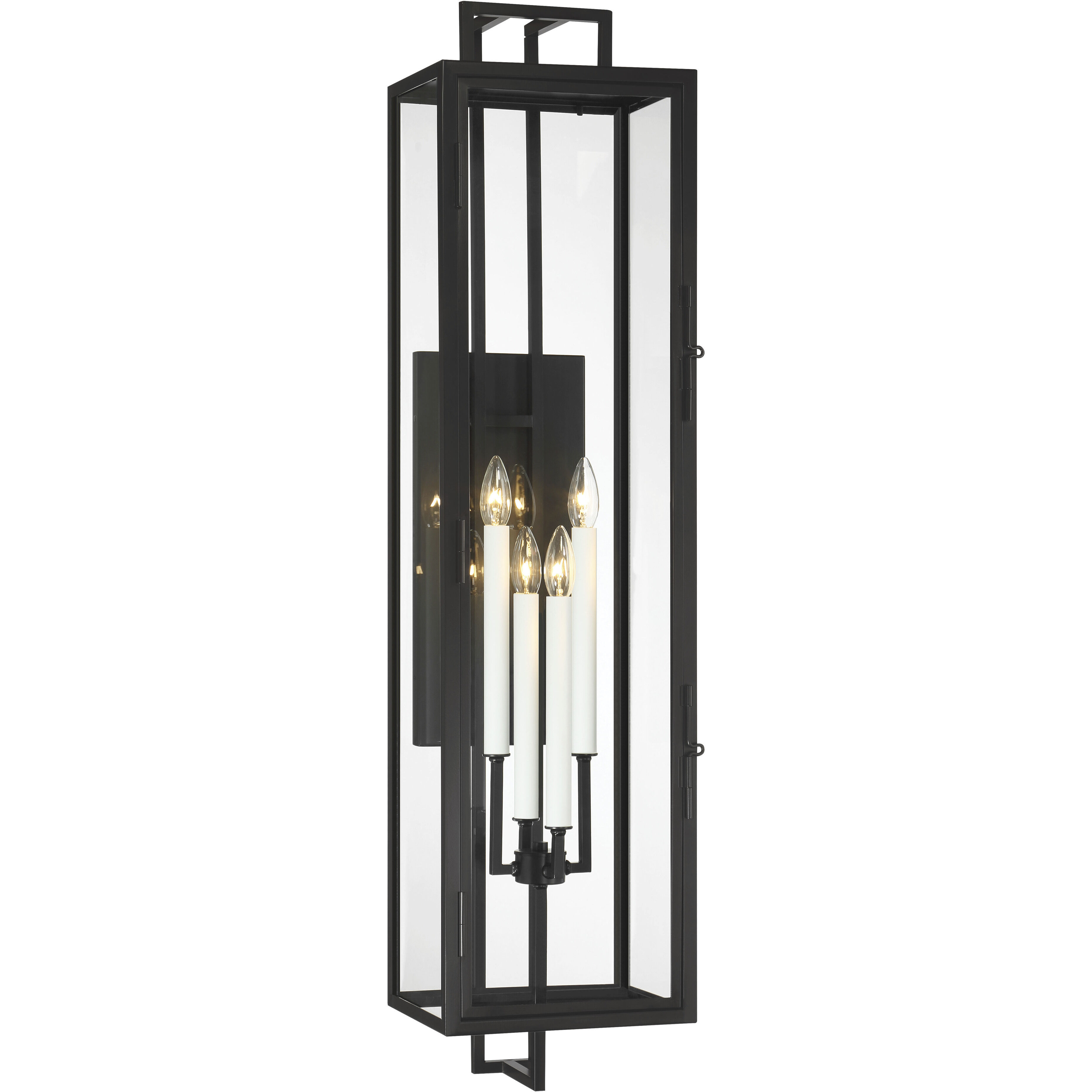 Great Outdoors Knoll Road 4 Light Coal Outdoor Wall Mount