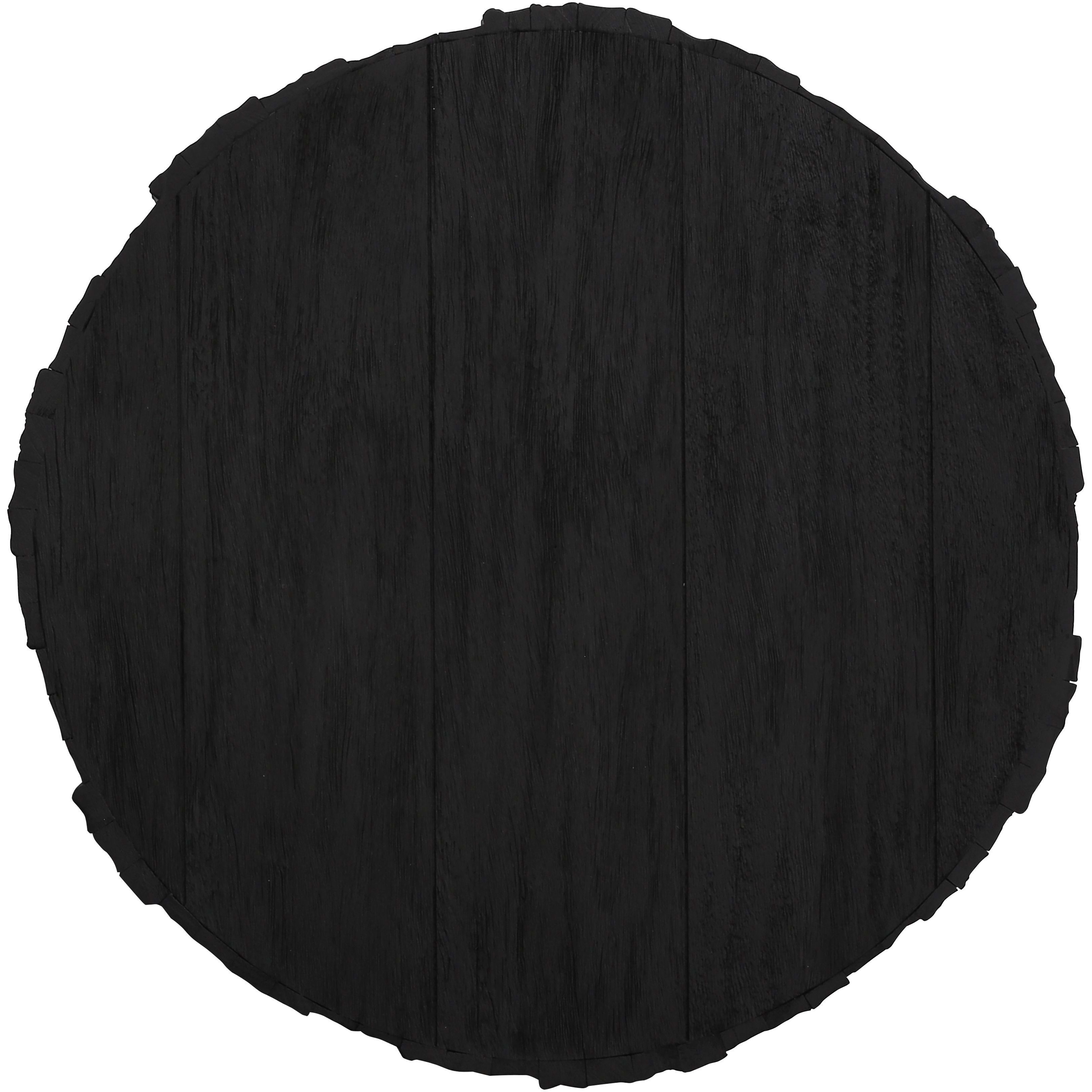 Minato 24 X 22 inch Shou Sugi Ban Accent Table