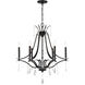 Laurel Estate 6 Light 26.75 inch Coal Chandelier Ceiling Light