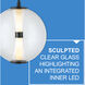 Elin LED 14 inch Black Pendant Ceiling Light