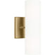 Drew & Jonathan Capalino 2 Light 5 inch Satin Brass Sconce Wall Light