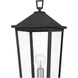 Stoneleigh 1 Light 22 inch Mottled Black Outdoor Post Lantern