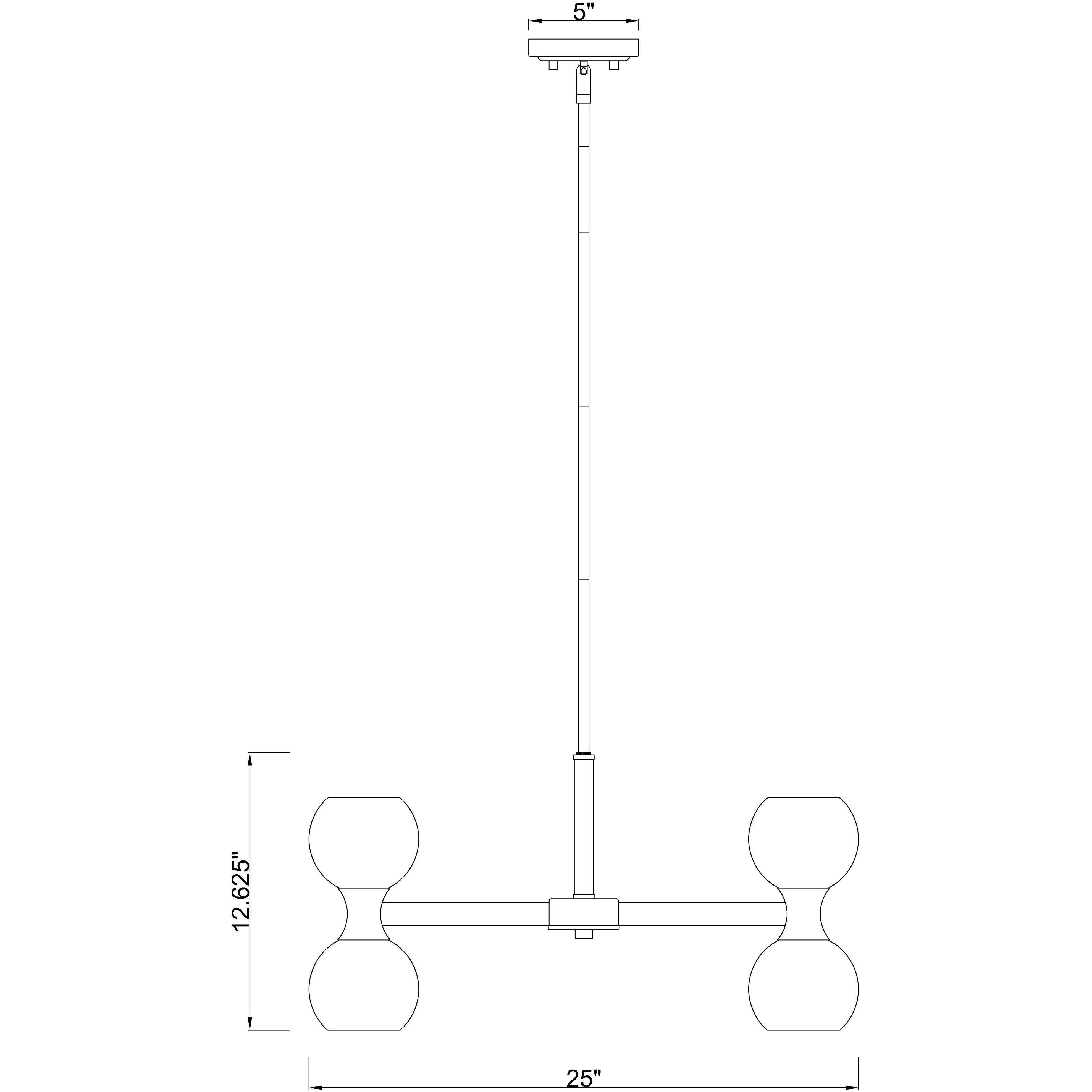 Artemis 10 Light 25 inch Modern Gold Chandelier Ceiling Light