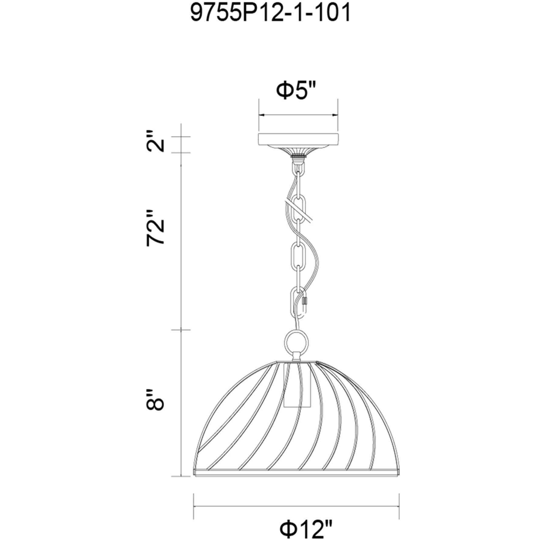 Escot 1 Light 12 inch Black and Wood Down Pendant Ceiling Light
