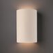 Ambiance Cylinder 1 Light 12.5 inch Matte White Outdoor Wall Sconce, Large
