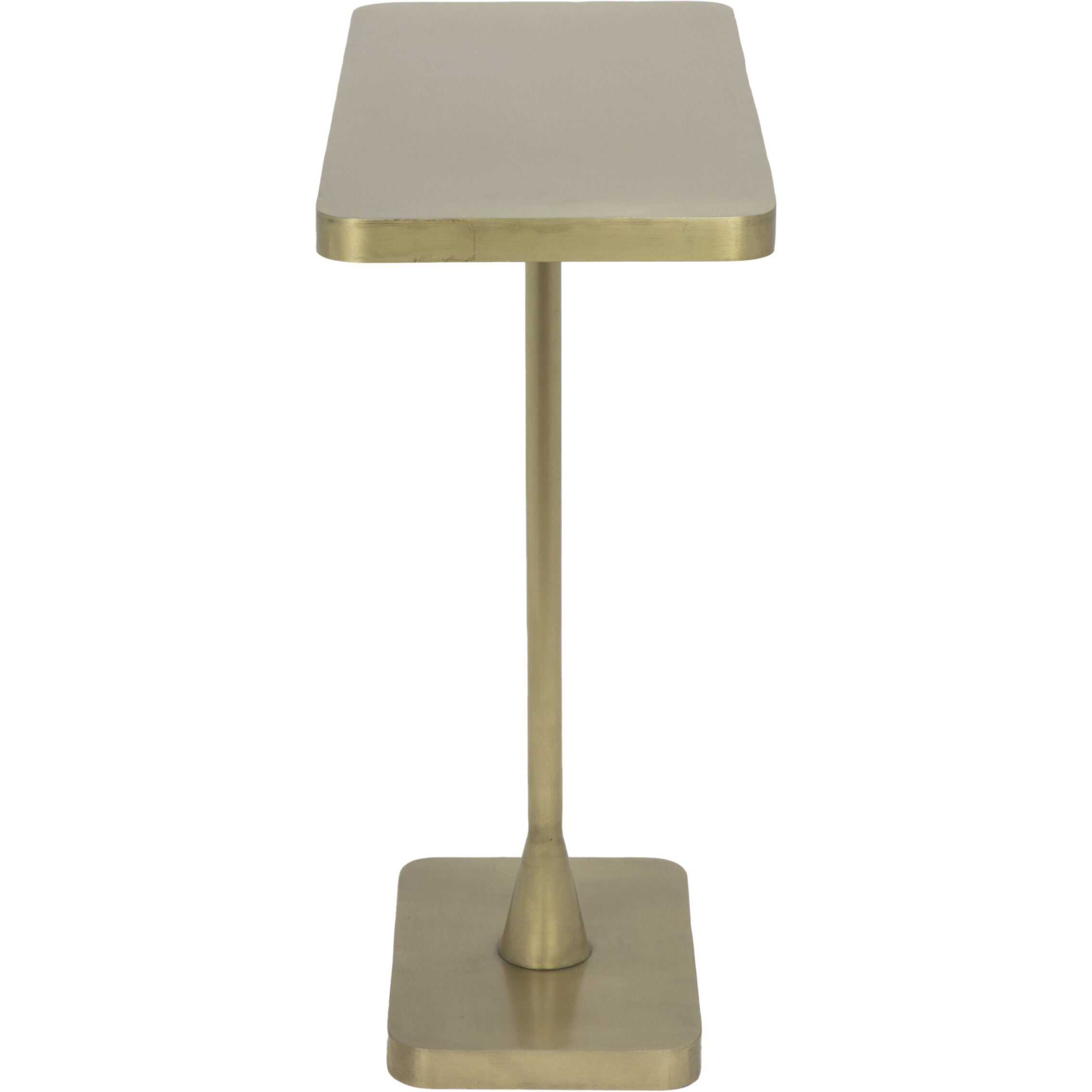 Hild 25 X 24.5 inch Antique Brass Side Table