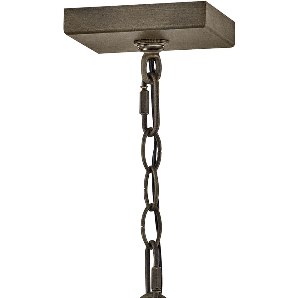 Coastal Elements Georgetown 1 Light 8.5 inch Burnished Bronze Outdoor Hanging Light