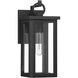Boadie 1 Light 13 inch Matte Black Outdoor Sconce