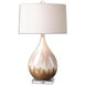 Flavian 30.5 inch 150 watt Glazed Ceramic Table Lamp Portable Light