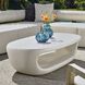 Leyton 60 X 16 inch Warm White Outdoor Coffee Table