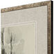 Into the Woods Gray and Brown and Green and Neutral Framed Art