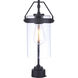 Franklin 1 Light 17 inch Midnight Outdoor Post Mount