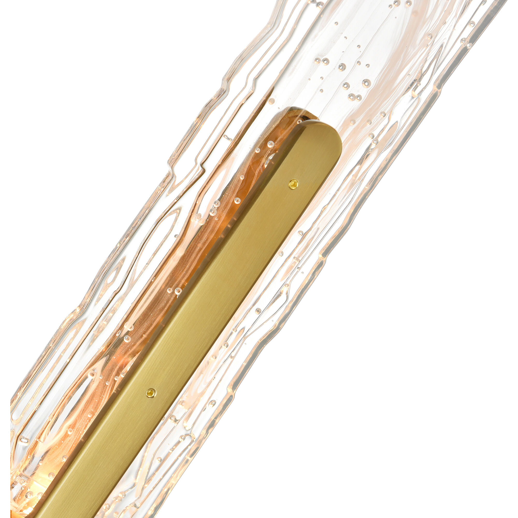 Curva LED 4.7 inch Brass Wall Light