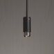 Exhaust Pendant LED 2.36 inch Graphite /Steel Pendant Ceiling Light in Graphite / Steel