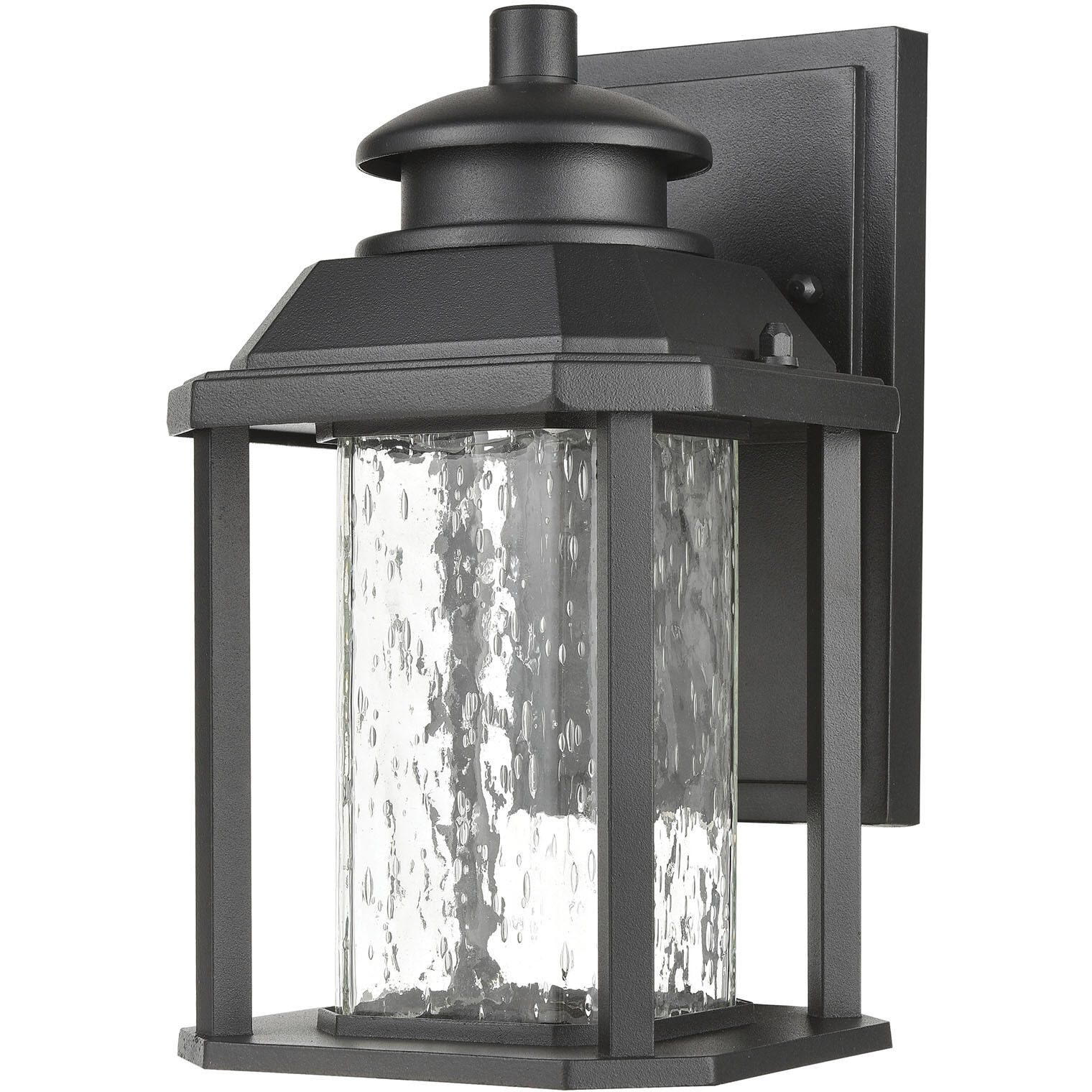 Irvine LED 10 inch Matte Black Outdoor Wall Sconce