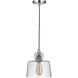 Gallery State House 1 Light 8.63 inch Polished Nickel Mini Pendant Ceiling Light