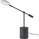 Grover 15 inch 10 watt Black LED Desk Lamp Portable Light, with USB Port