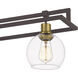 Dobbs 4 Light 40 inch Old Bronze Island Light Ceiling Light