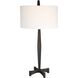 Counteract 35 inch 150.00 watt Aged Black Table Lamp Portable Light