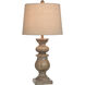 Darcy 30.25 inch 150 watt Faux Wood Table Lamp Portable Light