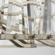 Odeon 10 Light 40 inch Golden Silver Chandelier Ceiling Light
