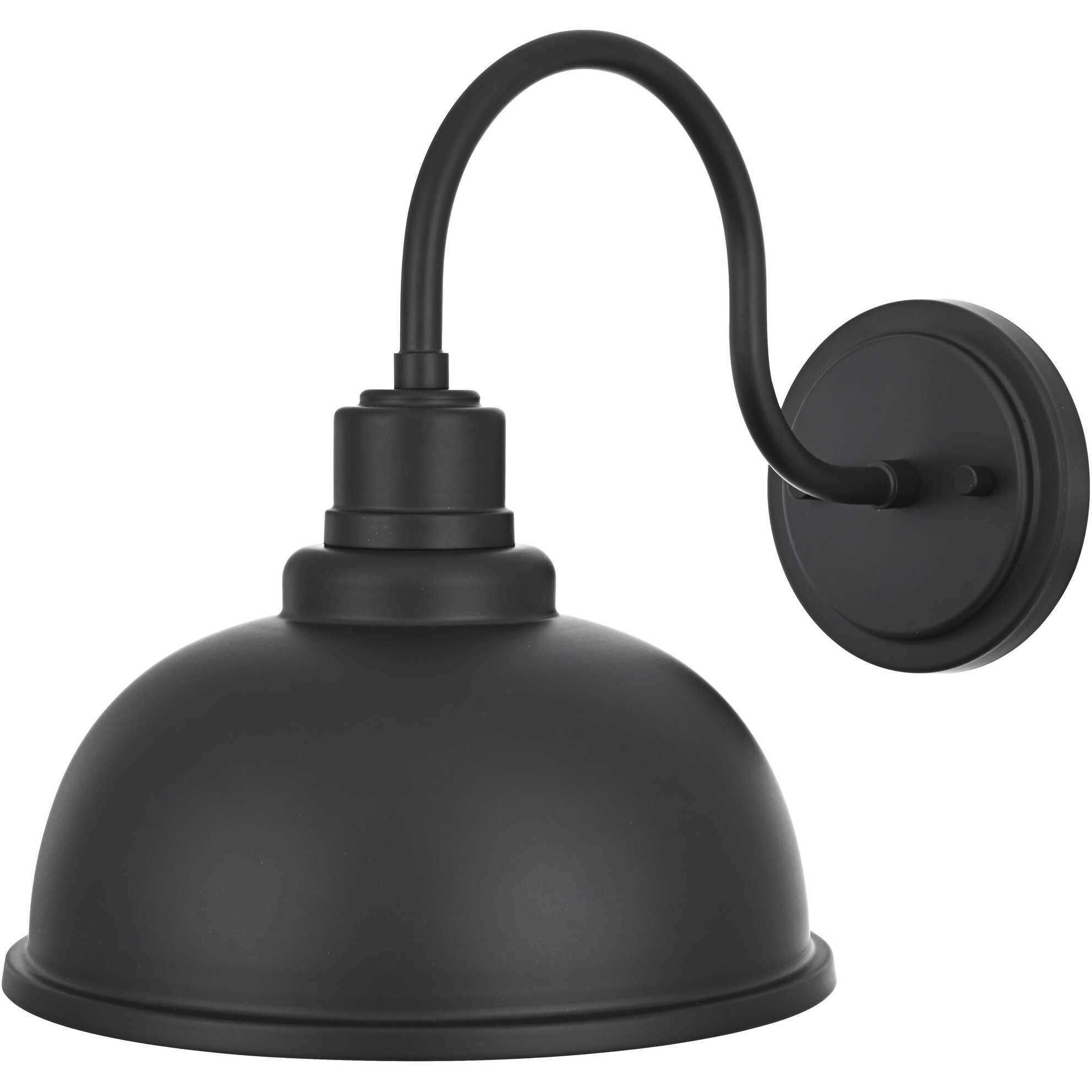 Aron 1 Light 11 inch Black Outdoor Wall Sconce