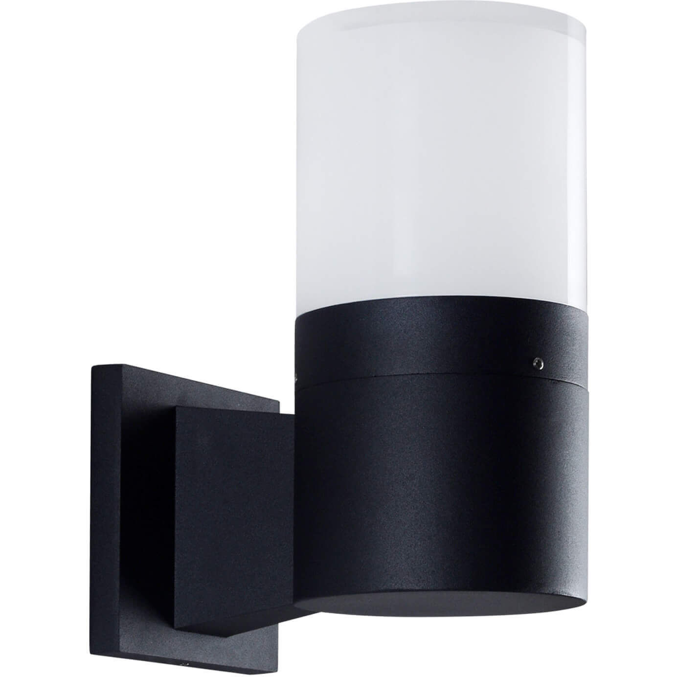 Modern 9.25 inch Matte Black Outdoor Wall Sconce