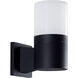 Modern 9.25 inch Matte Black Outdoor Wall Sconce