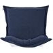 Alicante Indigo Patio Scroll Puff Chair Cover & Cushion