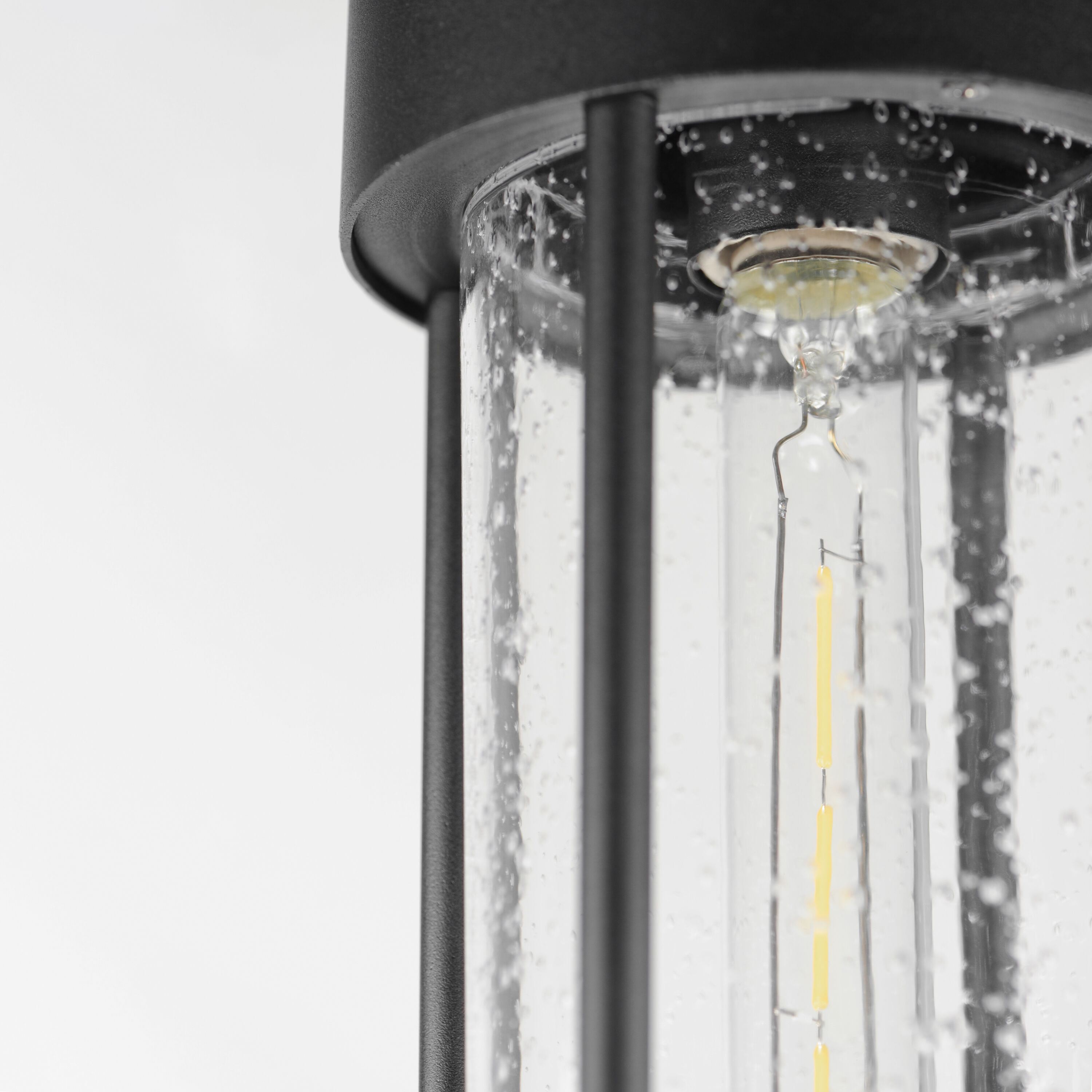 Millennial 1 Light 5.5 inch Black Outdoor Hanging Lantern