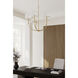 Molvene 5 Light 33 inch Legacy Brass Chandelier Ceiling Light