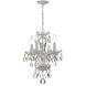 Welton 4 Light 11 inch Wet White Mini Chandelier Ceiling Light in Clear Hand Cut