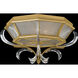 Beveled Arcs 2 Light 26 inch Gold Flush Mount Ceiling Light