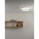 Mashiko 1 Light 11.81 inch Polished Chrome Bathroom Ceiling Light