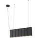 Domino LED 35.5 inch Black Linear Pendant Ceiling Light