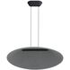 Faroe Pendant Ceiling Light in Flecked Black/Grey