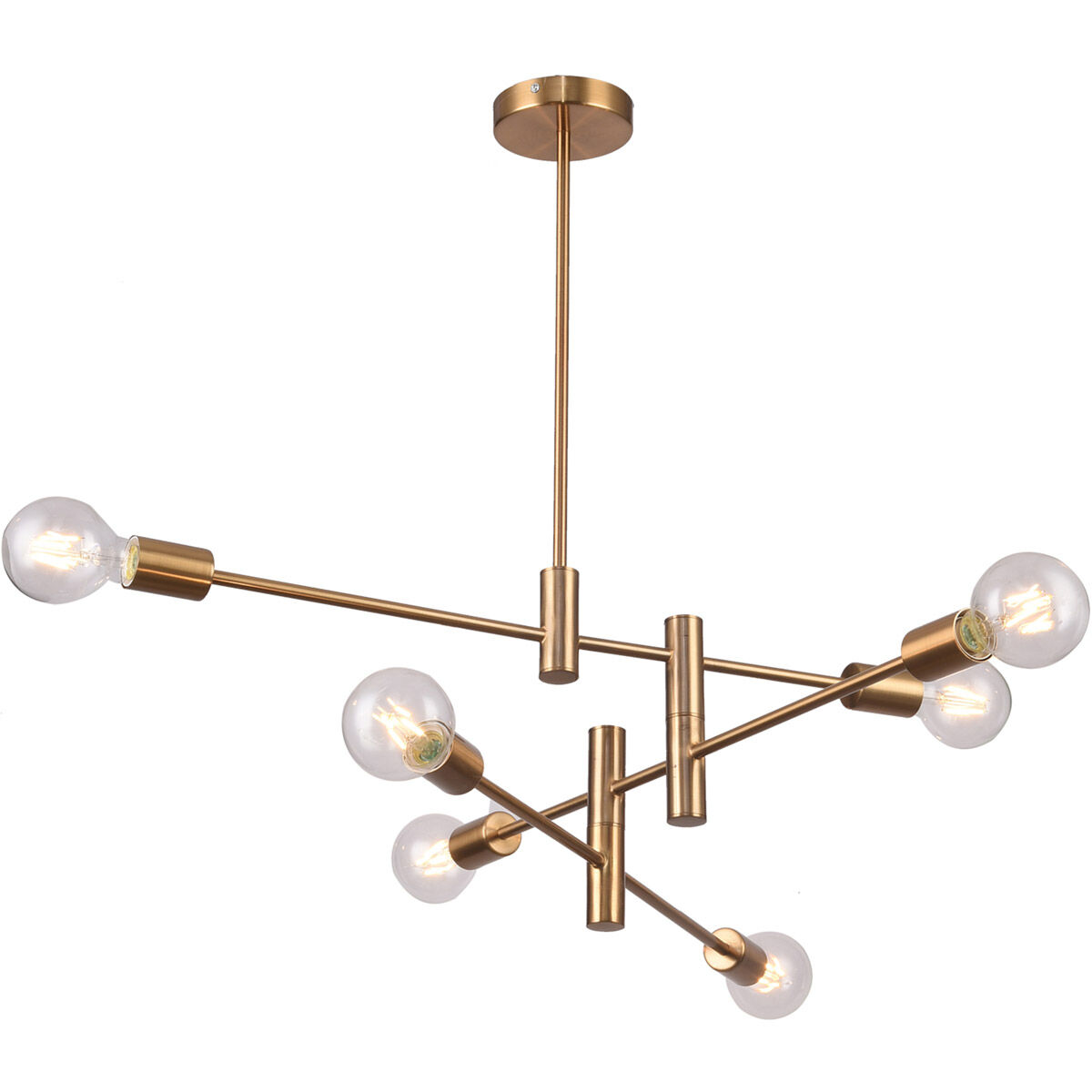 Canada 6 Light 35.00 inch Chandelier