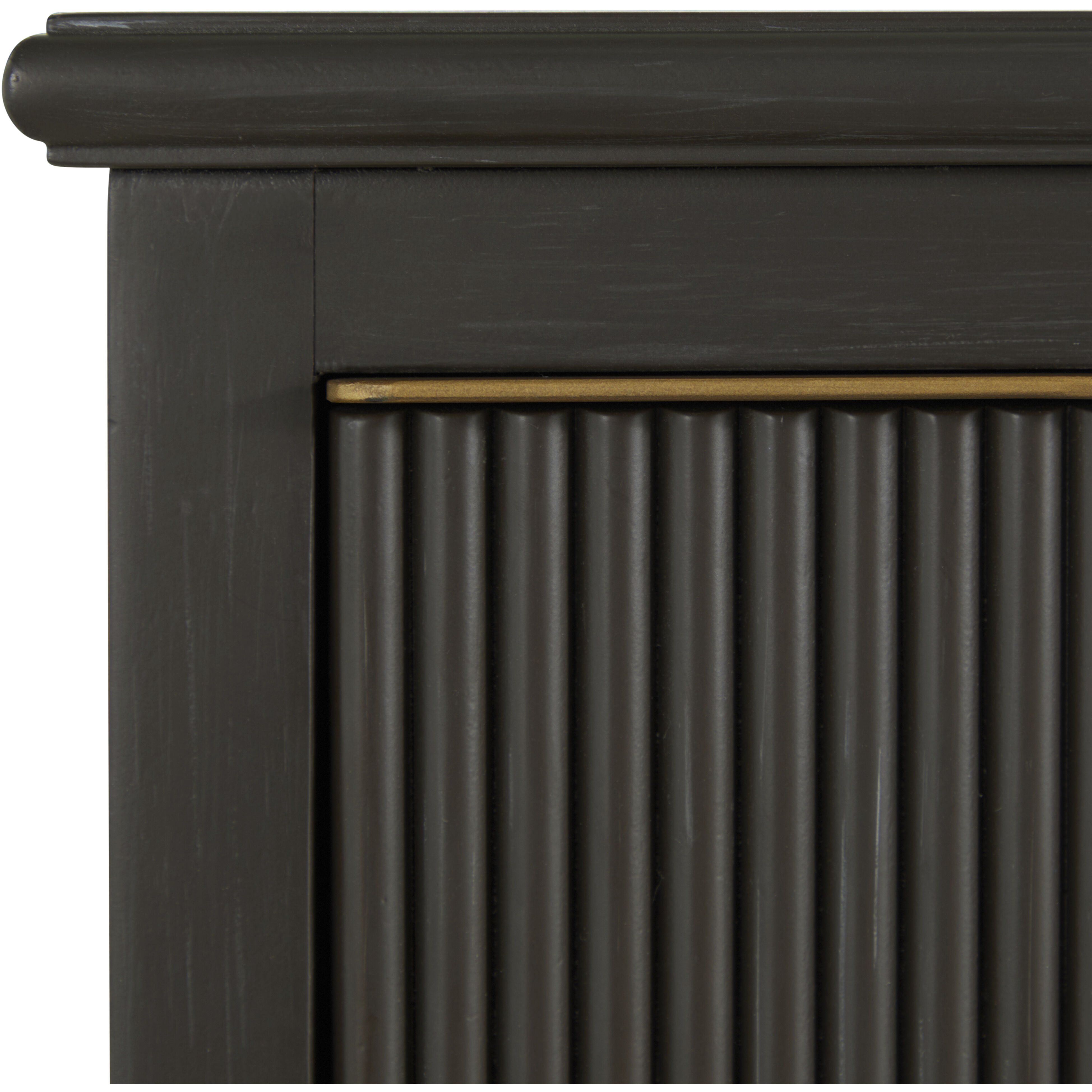 Riggs 38 X 32.75 inch Stained Gold and Sesame Black Nightstand