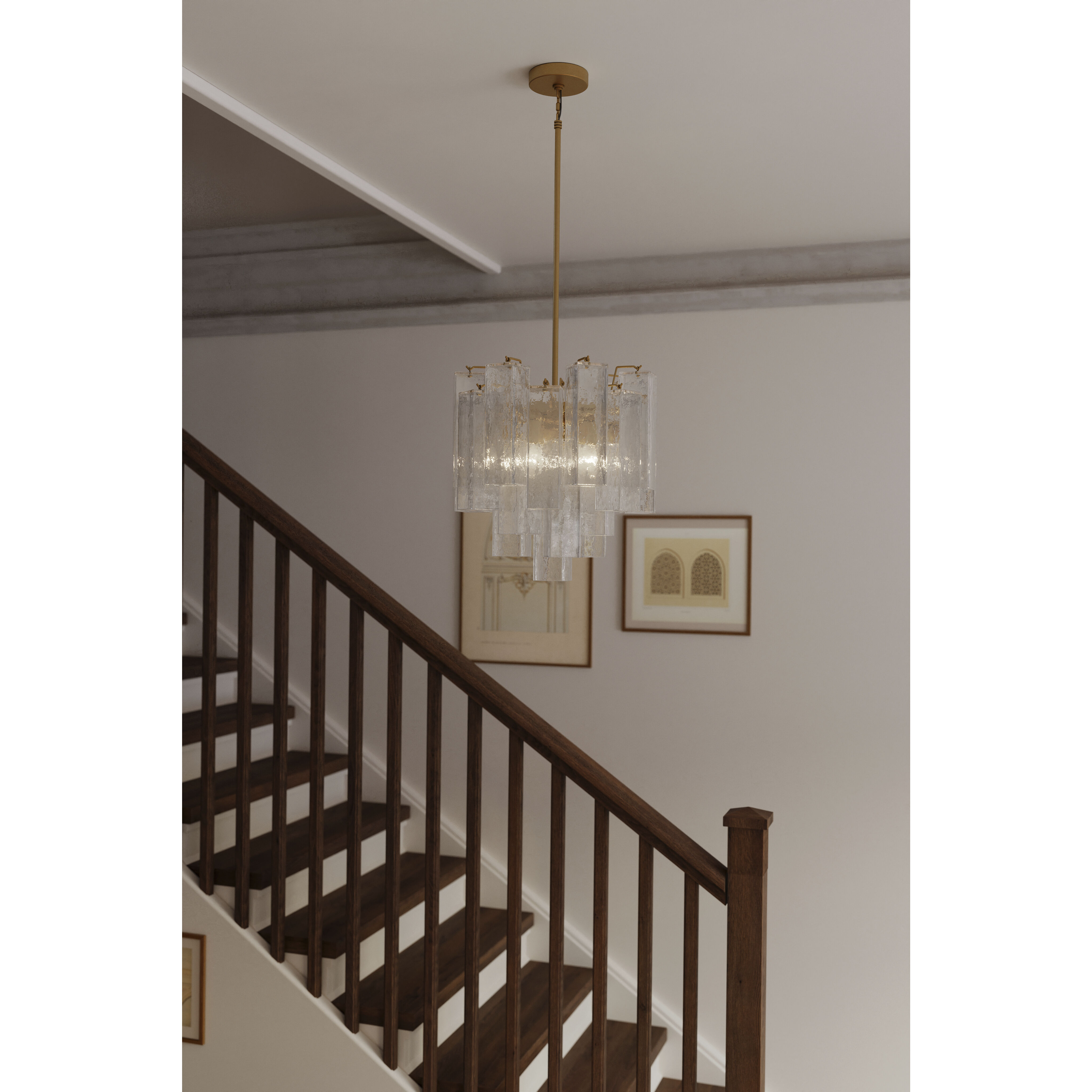Torvento 6 Light 17.75 inch Legacy Brass Pendant Ceiling Light