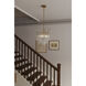 Torvento 6 Light 17.75 inch Legacy Brass Pendant Ceiling Light