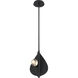 Pod LED 8.25 inch Sand Coal Black Pendant Ceiling Light