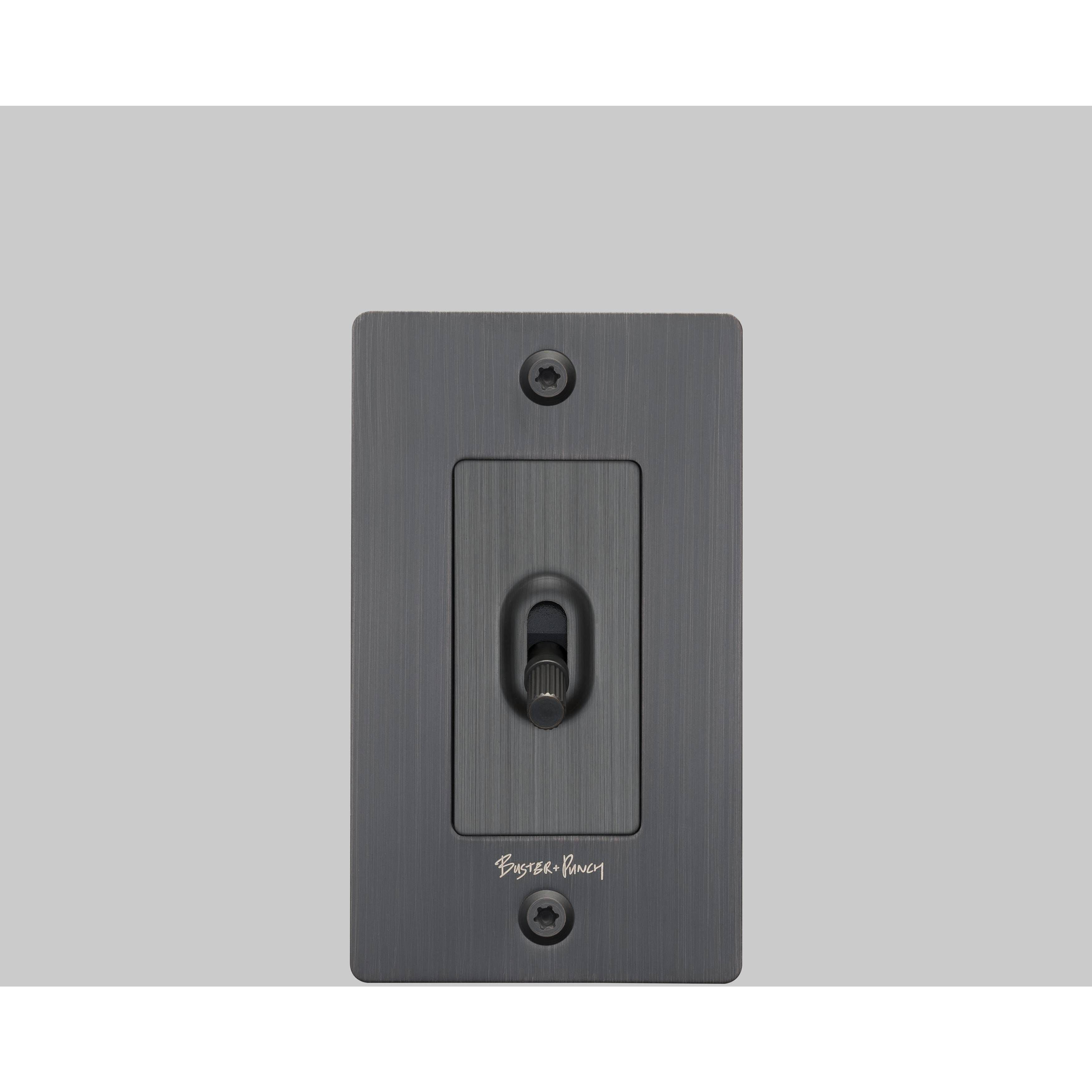 1G Toggle 120-277 Smoked Bronze Light Switch