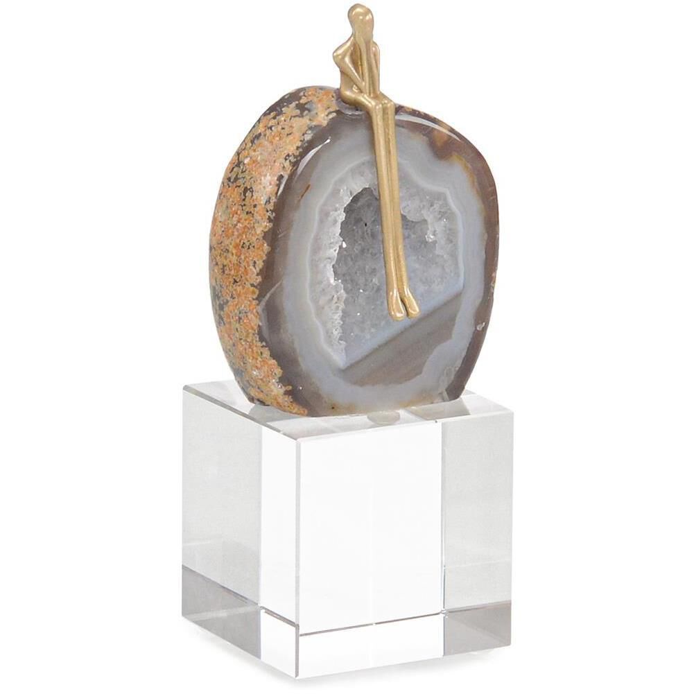 Agate Philosopher 6.5 X 2.5 inch Sculptures, Large