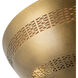 Overland 3 Light 18.13 inch Vintage Brass Flush Mount Ceiling Light