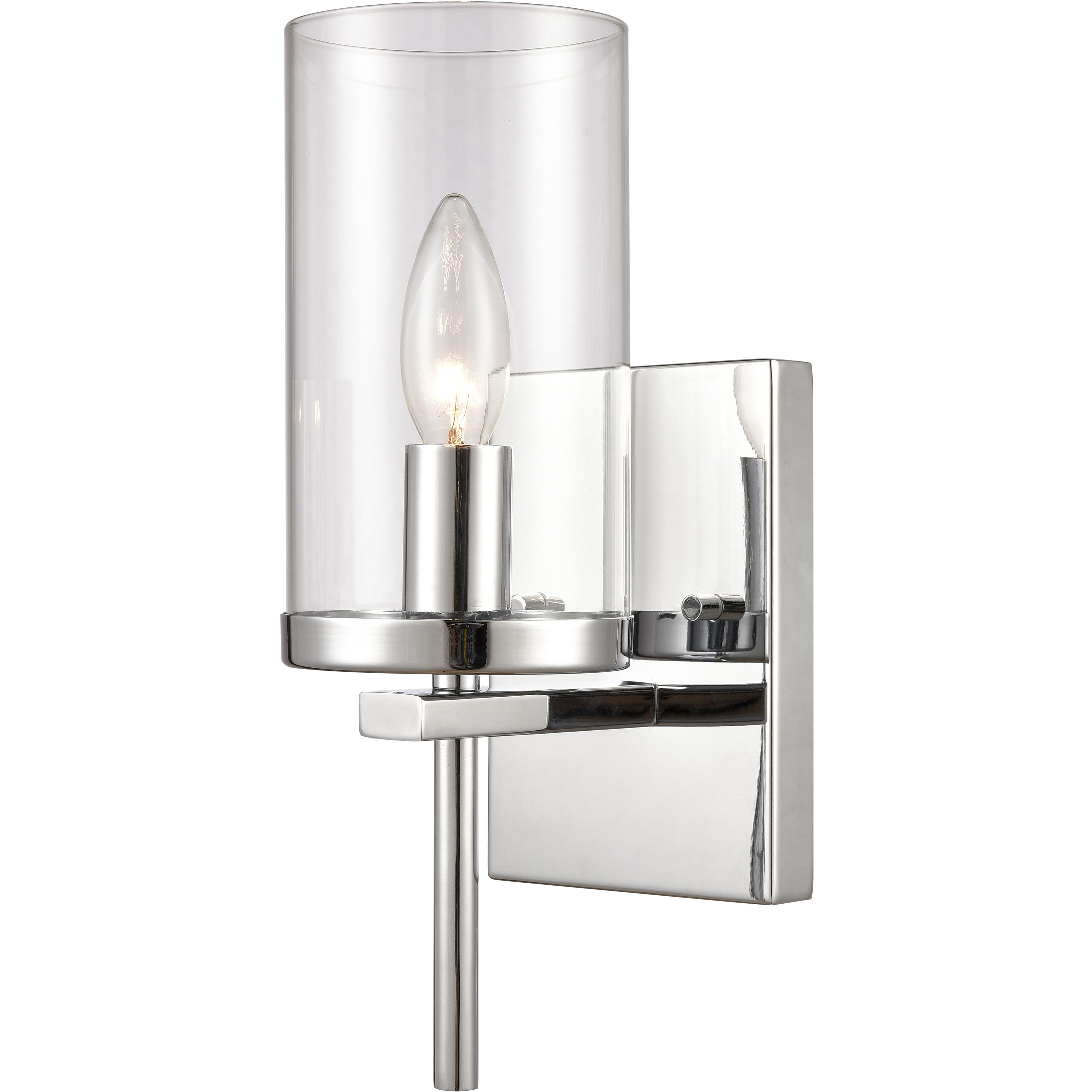 Oakland 1 Light 6 inch Chrome Vanity Light Wall Light