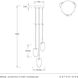 Javier 3 Light 10.5 inch English Bronze Multi-Port Chandelier Ceiling Light