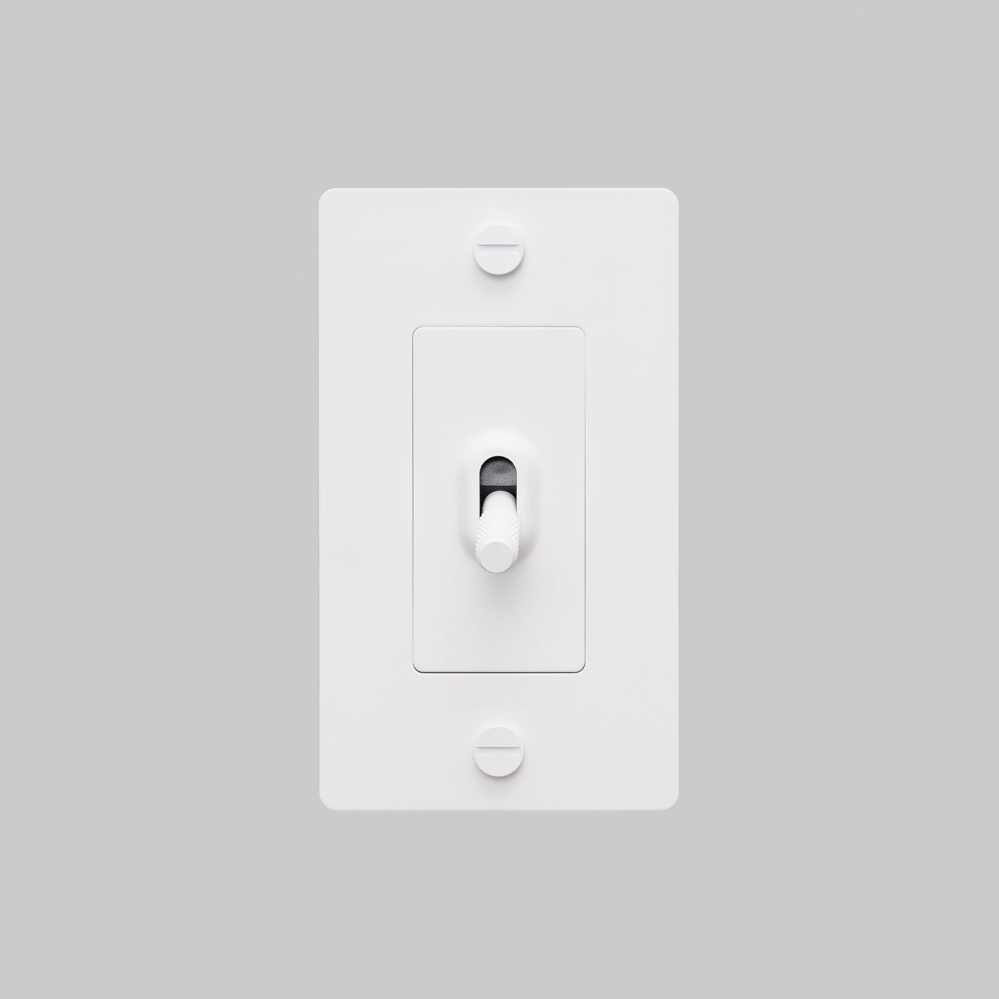 1G Toggle 120-277 White Light Switch