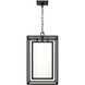Aiden 1 Light 12.5 inch Black Outdoor Hanging Lantern