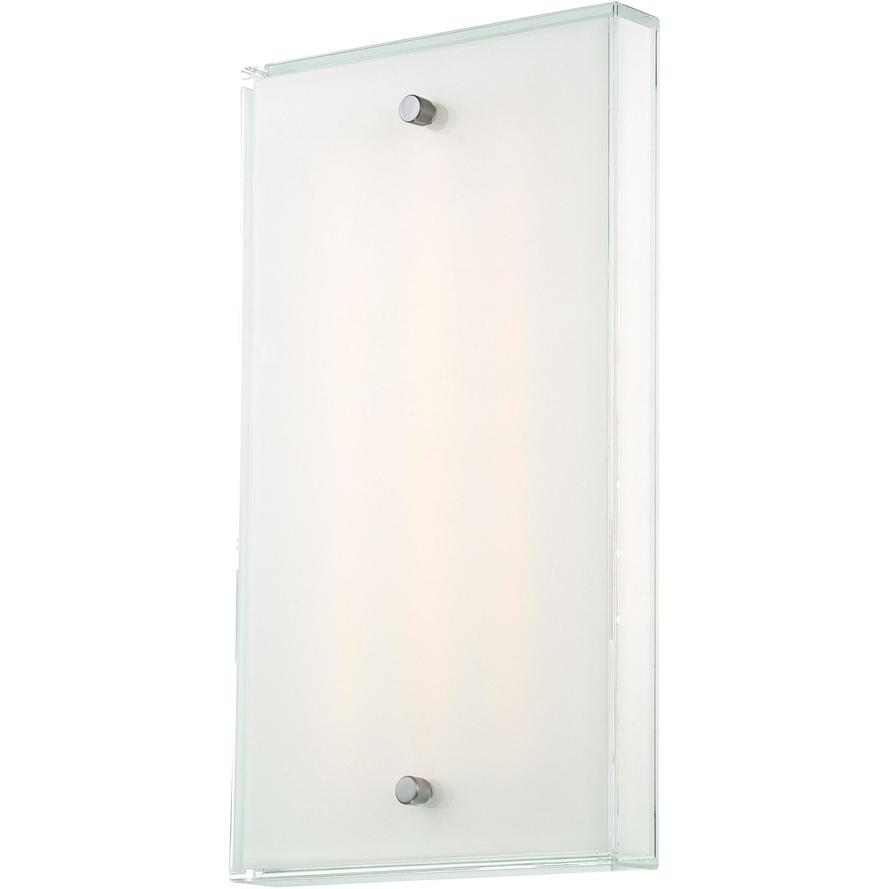 Framework LED 6.75 inch Brushed Nickel ADA Wall Sconce Wall Light