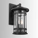 Mission Hills 2 Light 17 inch Black Outdoor Wall Lantern